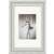 Fehér barokk képkeret dombornyomott felülettel, Walther CR030W Barock 26,9x36,9, egy balerina képével