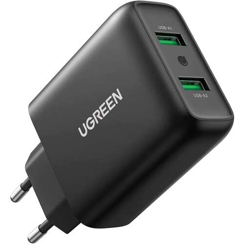 Ugreen 36W szybka ładowarka USB-A z wtyczką europejską