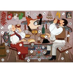 Mađarske narodne priče igra slaganja 143522595 - Igračka