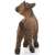 Schleich brown kid goat figurine, back view