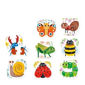 CzuCzu Rovar Puzzle: 8-in-1 Insekten-Puzzle-Teile - CzuCzu