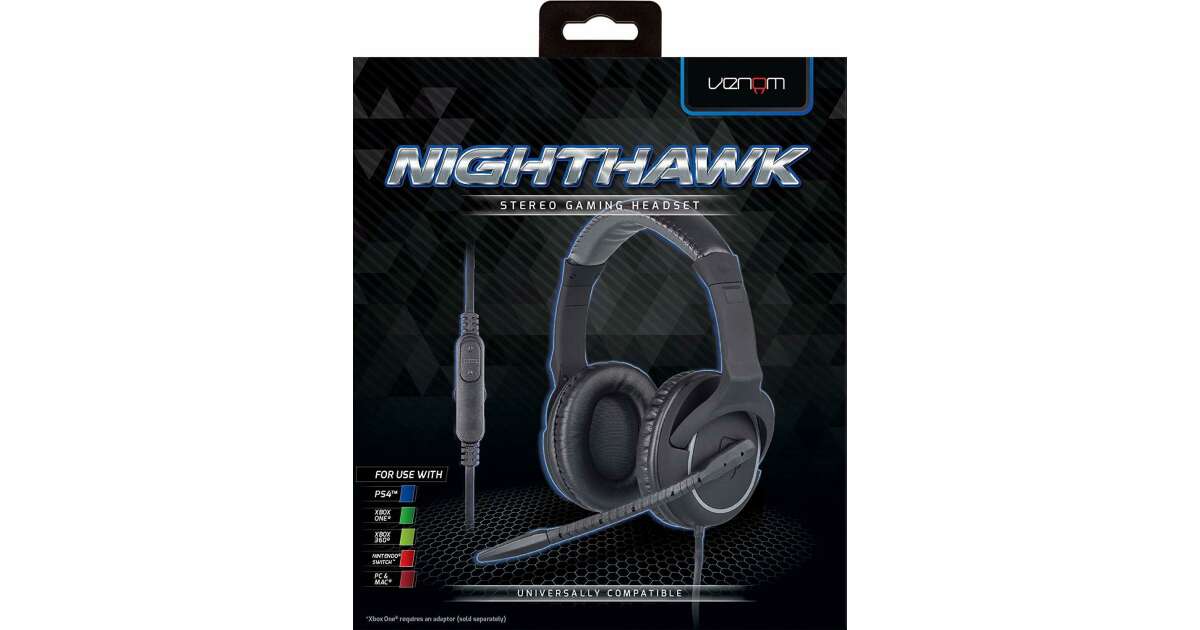 Hern stereo n hlavn s prava Venom VS2855 Nighthawk Black