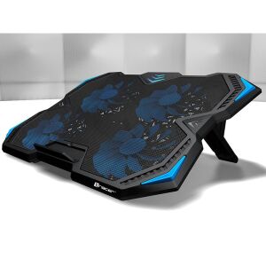 Tracer TURBO GAMEZONE 17 hüvelykes laptop hűtőpad kék LED világítással - Tracer