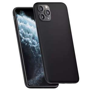 Schwarzes Silikon Case für Samsung Galaxy S23 Ultra, 3mk Matt Case - Handyhüllen