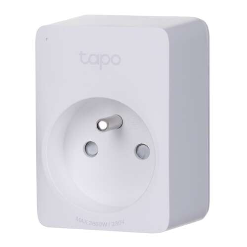 TP-Link Tapo P110 Okos konnektor, fehér, elülső nézet - Konnektor és dugalj