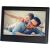 Sencor SDF 742 BK digital photo frame displaying a happy family moment