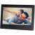 Sencor SDF 742 BK digital photo frame displaying a happy family moment