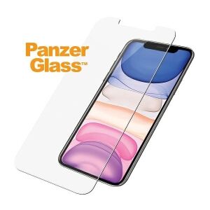 PanzerGlass iPhone XR/11 zaštitno staklo postavljeno na telefon - Zaštitna folija za mobitel