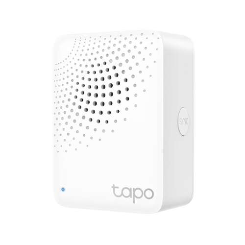 TP-Link Tapo H100 Smart Hub mit Klingel, weiß, Smart-Home-Hub, Türklingel, Alarm