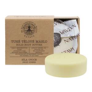 Natava Pevný telový balzam ˝Fruit power˝, prírodný a udržateľný telový balzam pre normálnu až mastnú pleť - Telové mlieko