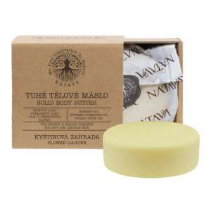 Твърдо тяло масло Natava Květiová Zahrada, натурално тяло масло за суха и зряла кожа - Лосион за тяло
