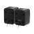 Rebel Comp CS-15 2.0 számítógépes hangszórók, fekete, hátulnézet