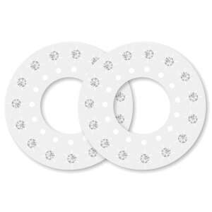 Jazwares Blinger Nachfüllpack, weiß, mit Diamantenmuster - Jazwares