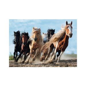 Puzzle Trefl Cai în galop 1000 piese - Puzzle 3D & Puzzle cu burete