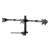 Equip 650125 triple monitor desk mount, black, for 17-27 inch screens