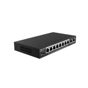 Ruijie Reyee RG-ES210GC-LP 10-Port Gigabit PoE+ Switch Angled View - Switch