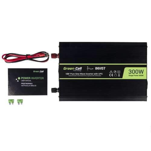 Green Cell INV07 pretvarač i inverter Automatski 300 W Crni 71937073