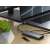 Adapter Satechi Aluminium USB-C Hybrid Multiport podłączony do laptopa i monitora