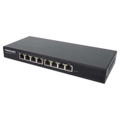 Intellinet 561679 8-Port Gigabit Ethernet PoE+ Switch mit PoE Passthrough