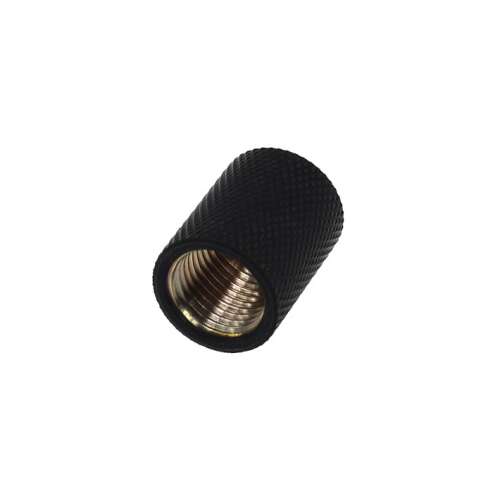 Alphacool G1/4 Vízcső Csatlakozó - Sárgaréz - Fekete 71942677 - PC hűtőrendszer kiegészítő