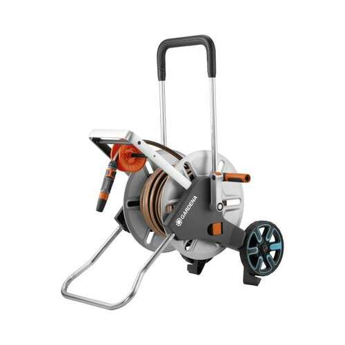 Gardena AquaRoll M Easy Fém Locsolótömlő-tartó Kocsi - 25m