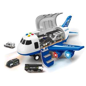 Policajný sprejový lietadlo s 3 autami, svetlami a zvukmi, značka Fix Six Zero - Autá a vozidlá