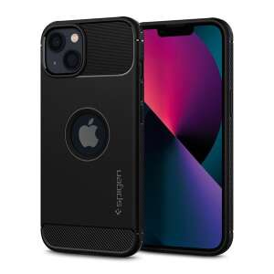 Spigen Rugged Armor fekete telefontok Apple iPhone 13-hoz - Spigen