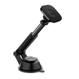 SPIGEN autós tartó (műszerfalra, állítható, mágneses, Magsafe rögzítés) FEKETE 71960065 - Spigen
