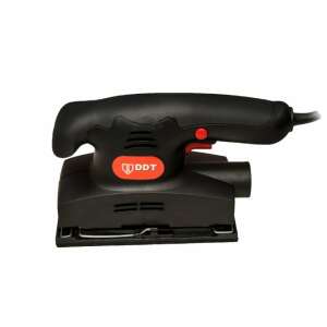 DDT 135W-os vibrációs csiszoló, 24000 ford./perc, 90 x 187 mm-es csiszolófelülettel, fekete és piros színben - DDT