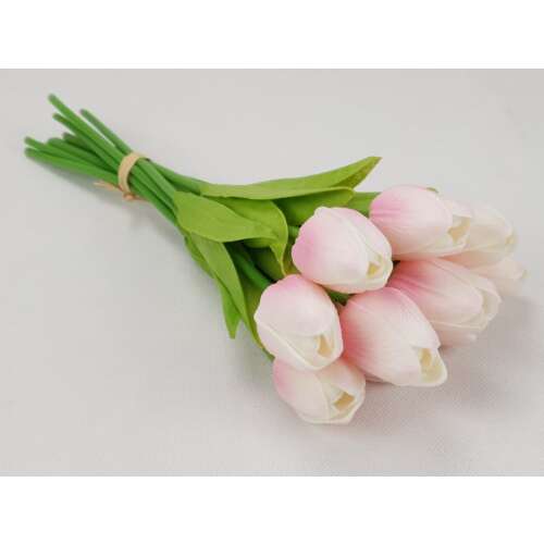 10 szálas gumi tulipán rózsaszín