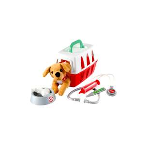 Ecoiffier Medical Vet Set with Dog, 8 pieces, toy playset for kids - Doctor Playset