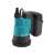 Gardena 2000/2 18V P4A cordless submersible pump for clean water, blue and black, angled view