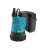 Gardena 2000/2 18V P4A cordless submersible pump for clean water, blue and black, angled view