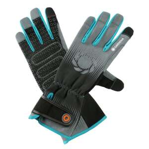 Gardena Rose Care Gloves, size L, black and blue, puncture resistant, touchscreen compatible - Work gloves