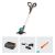 Gardena EasyCut 23/18V P4A cordless grass trimmer set with battery, charger, and replacement blades.