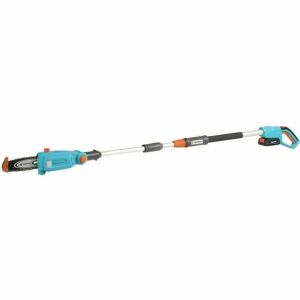 Gardena TCS 20/18V P4A cordless telescopic pole saw on white background - Gardena