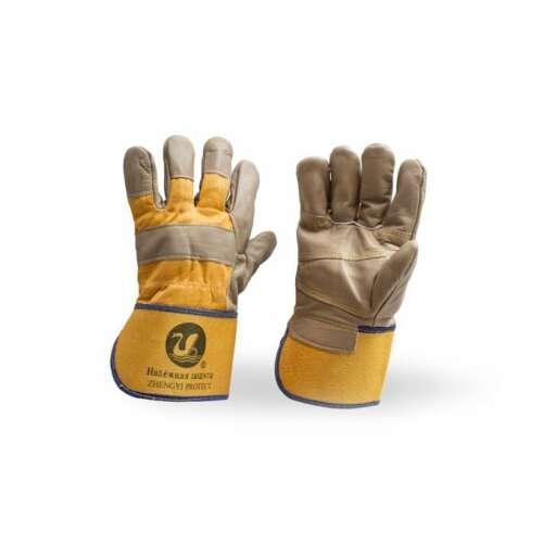 Mănuși de lucru Palmari LÍBIA, din piele, de protecție, durabile, construcții, grădinărit, bricolaj