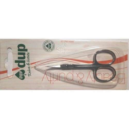 DUP Solingen curved leather cutting scissors