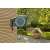 Gardena RollUp M/L Wall-Mounted Hose Reel, gray-blue, automatic hose retraction, 25m hose, easy to use, space-saving