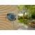 Gardena RollUp M/L Wall-Mounted Hose Reel, gray-blue, automatic hose retraction, 25m hose, easy to use, space-saving