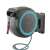 Gardena RollUp M/L Wall-Mounted Hose Reel, gray-blue, automatic hose retraction, 25m hose, easy to use, space-saving