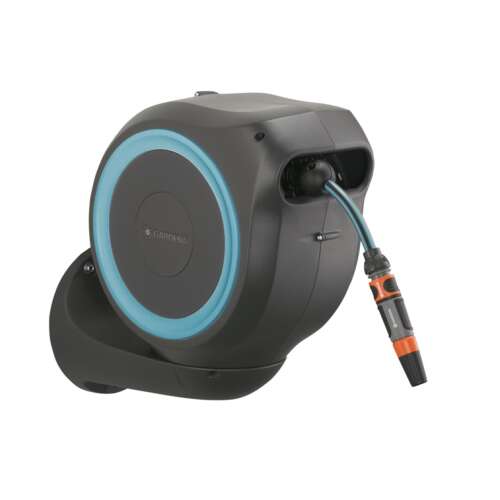 Gardena RollUp S fali Tömlődoboz #szürke-kék