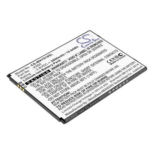 Cameron Sino K560 csere akkumulátor, 3.8V 2800mAh Li-Ion - Mobiltelefon akkumulátor