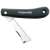 Fiskars 1001625 folding knife, stainless steel blade, black handle
