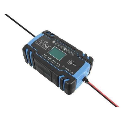 Malatec 12V-24V 8A impulzusos akkumulátor töltő digitális kijelzővel