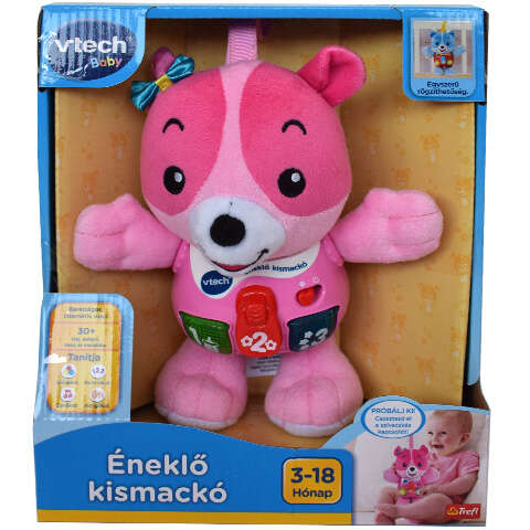 V-tech Éneklő kismackó #rózsaszín