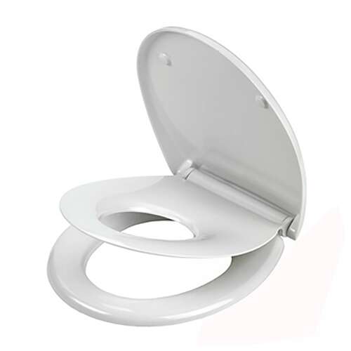Kombinált Duroplast WC ülőke lassan záródó fedéllel #fehér