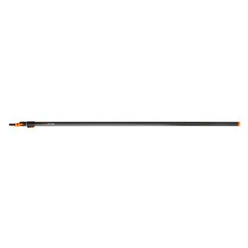 Mâner telescopic Fiskars QuikFit, 2,28-4m, negru și portocaliu