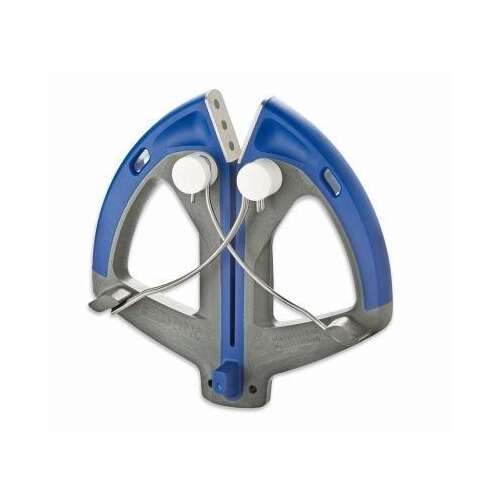 Dick 9008200-05 knife sharpener, blue and grey, for sharpening kitchen knives