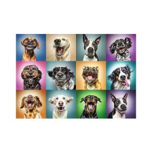 Trefl Puzzle - Vicces kutyák 1000db